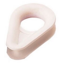 NYLON THIMBLE WHITE 1/4" *BULK*