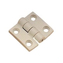 BUTT HINGE NYLON WH 1-1/2" 2/PK