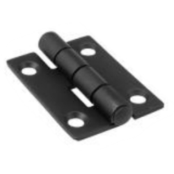 BUTT HINGE DAMP PVD BLK 1.5"x2"