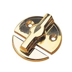 DOOR STOP BUTTON BRASS