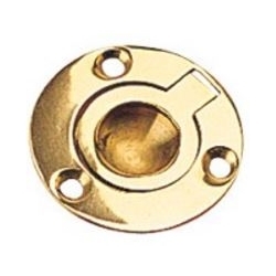 RING PULL ROUND BRASS 1-5/8"