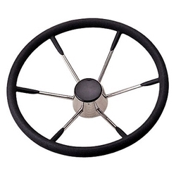 STEERING WHEEL W/COVER SS 15"