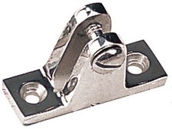 DECK HINGE ANGLED BASE SS