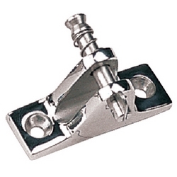 DECK HINGE ANGLED BASE SS