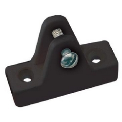 DECK HINGE CONCAVE NYL BK (PR)