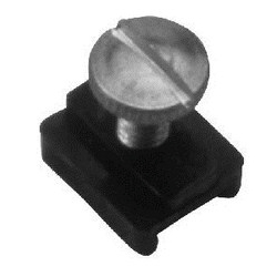TRACK MNT SLIDE LOCK WHITE .85