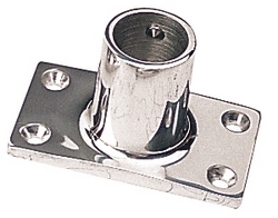 SS RECTANGULAR BASE 90D 7/8"
