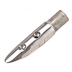 HAND RAIL END-OUT SS 16-1/2"D