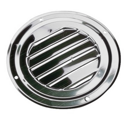 LOUVERED VENT SS RND 5"