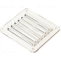 ABS LOUVERED VENT 5-1/2" WHITE