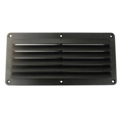 ABS LOUVERED VENT 10-1/8" BLACK
