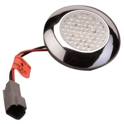 LED COURTESY LIGHT CHR/WHT