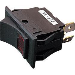 ROCKER SWITCH ILLUM SPST RD