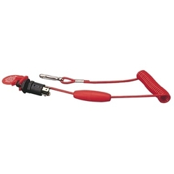 UNIV KILL SWITCH W/FLT LAN 1/4"