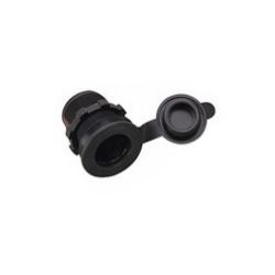 POWER SOCKET DELUXE W/CAP 12V