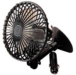 SUCTION CUP MOUNT FAN 5-7/8"