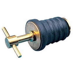T-HANDLE DRAIN PLUG BRASS 1-1/4"