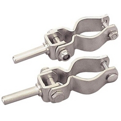 HD CLAMP-ON OARLOCKS ZINC 1/2"