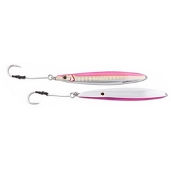 FLAT SIDE JIG PINK SILVER 5oz
