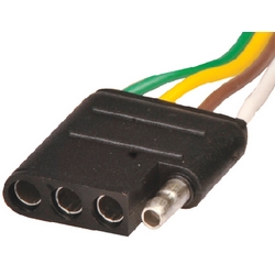 4 POLE FLAT CONNECTOR VEHIC SIDE
