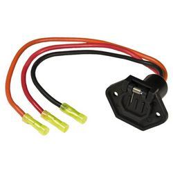 TROLLING MOTOR SOCKET F 3-WIRE