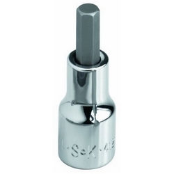 SOCKET HEX DRIVER 1/4"DR 1/16"