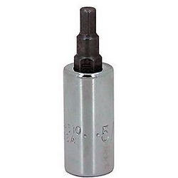 SOCKET HEX DRIVER 1/4"DR 6MM