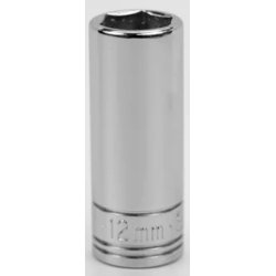 SOCKET DEEP 6PT 3/8"DR 12MM