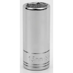 SOCKET DEEP 6PT 3/8"DR 15MM