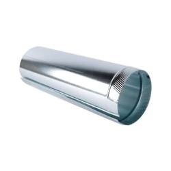 STOVE PIPE 2' SECTION GLV 6" (D)