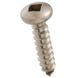 8x1-1/4 SS PANHD SQ DR TAP SCR