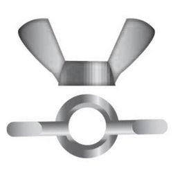 3/8" SS WING NUT