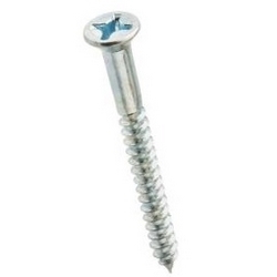 SS FLAT HEAD WOOD SCREWS