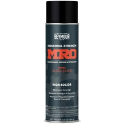 SPRAY PAINT GLOSS BLACK 16oz