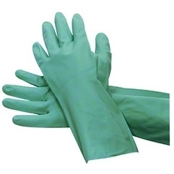 GLOVES NITRILE GREEN 15MIL M