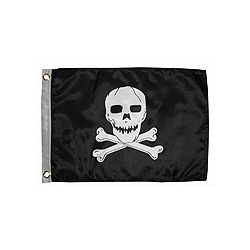 FLAG JOLLY ROGER 12"x18"