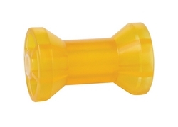 SPOOL TYPE KEEL ROLLER AMBER 5"