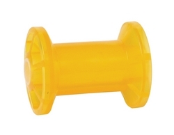 SPOOL TYPE KEEL ROLLER AMBER 4"