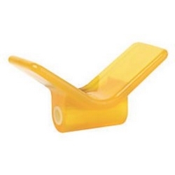 V BOW STOP AMBER 3"