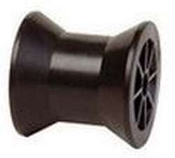 BOW ROLLER BLACK 3"