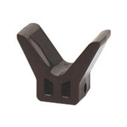 V BOW STOP BLACK 2" 7/16"SHAFT
