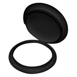 DECK PLATE PRY-OUT BK 6" (D)