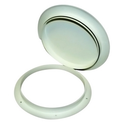 DECK PLATE PRY-OUT WHITE 6"