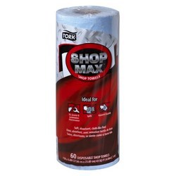 SHOPMAX WIPERS BLUE ROLL (60/PC)