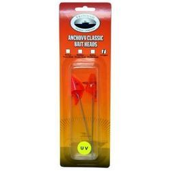 ANCHOVY BAIT HEAD RED 4" (2PK)