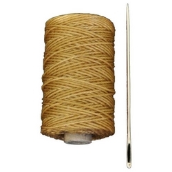 SAIL TWINE BRN W/#15 NEEDLE 1lb