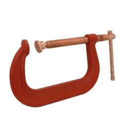 C-CLAMP COPPER SPINDLE 4"