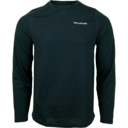 MEN'S ICY BAY BASE LAYER CREWNECK TOP - BLACK