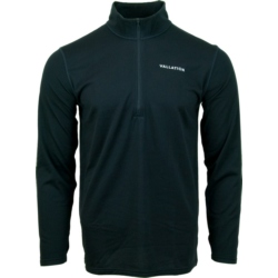 MEN'S ICY BAY BASE LAYER 1/4 ZIP TOPS - BLACK