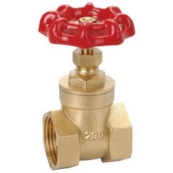 BRASS GATE VALVE 1-1/2"
